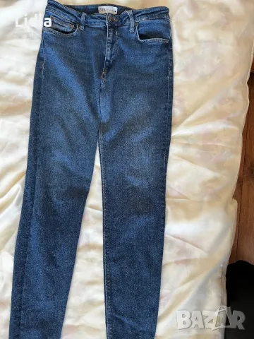 Дамски сини дънки, снимка 1