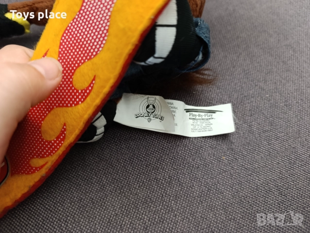 Винтидж плюшена играчка за сноуборд Taz Looney Tunes, снимка 6 - Плюшени играчки - 52501411