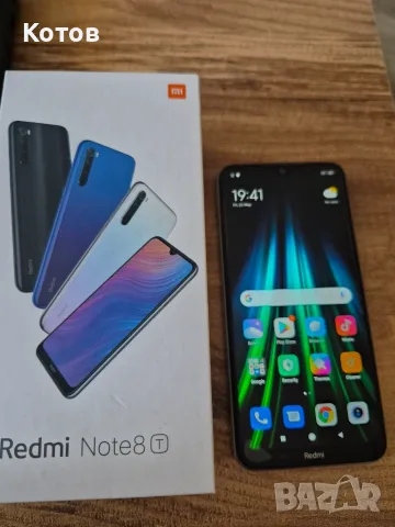 Redmi Note8T 4gb moonlight white, снимка 2 - Xiaomi - 56211816