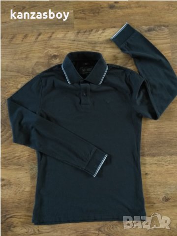  ARMANI JEANS's polo shirt - страхотна мъжка блуза КАТО НОВА, снимка 9 - Блузи - 34175939