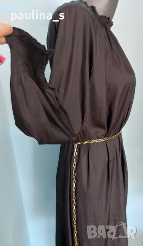 Маркова рокля тип туника с кожен ефект / голям размер , снимка 9 - Рокли - 44428717