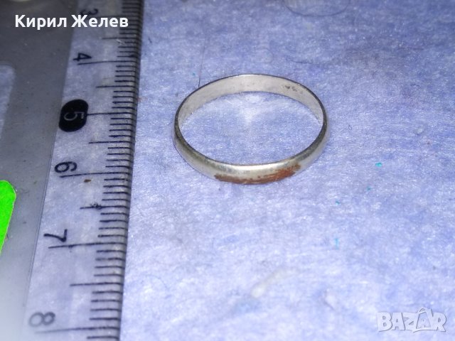 Стара сребърна фина халка пръстен висока проба сребро майсторска изработка 38271, снимка 7 - Антикварни и старинни предмети - 40935129