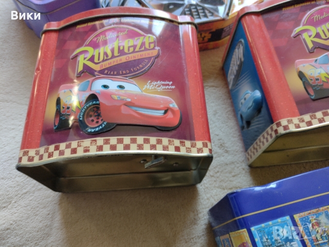 Метални музикални кутии Disney Pixar Cars, снимка 4 - Колекции - 21654059