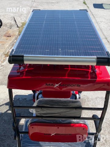 Четириколка с соларен панел CARGO LUX SOLAR PLUS 2000W/60V - RED, снимка 5 - Мотоциклети и мототехника - 42256150