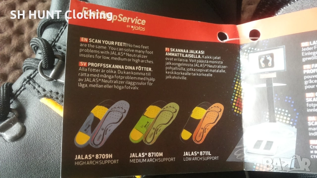 JALAS 1878 S3 Leather Work Safetu Shoes размер EUR 43 работни обувки с бомбе естествена кожа WS1-26, снимка 10 - Мъжки боти - 52067790