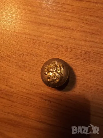 Военно копче бронз с позлата Царство България за ценители и колекционери, снимка 2 - Антикварни и старинни предмети - 49786541