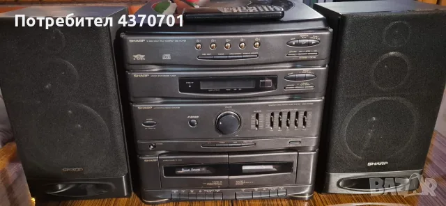 Стерео уредба SHARP CMS-R400CDX, снимка 2 - Аудиосистеми - 56087465