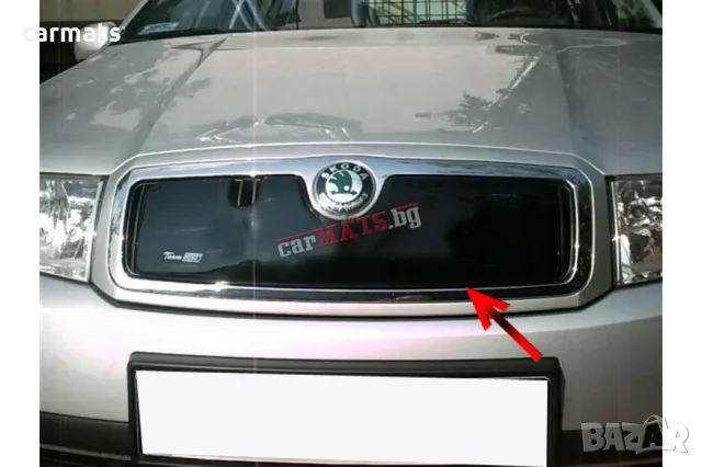 Зимен дефлектор (протектор) за решетка HЕКО за Skoda Fabia (1999-2007)