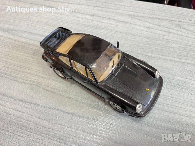 Метална количка на Porshe 911 Turbo Black. №4476, снимка 7 - Колекции - 42012568