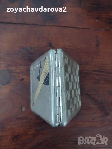 СТАРА РУСКА ЮБИЛЕЙНА ТАБАКЕРА ЗА ЦИГАРИ. СПУТНИК  3 - 1958 Г., снимка 4 - Антикварни и старинни предмети - 49281486