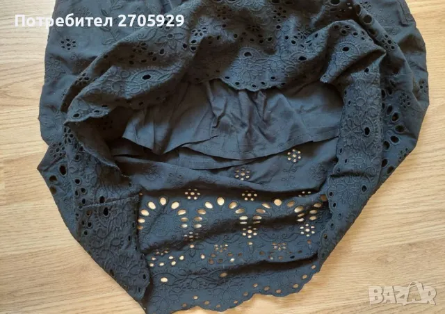 Н&М пола с английска бродерия, размер 38(S/М), снимка 11 - Поли - 50185379