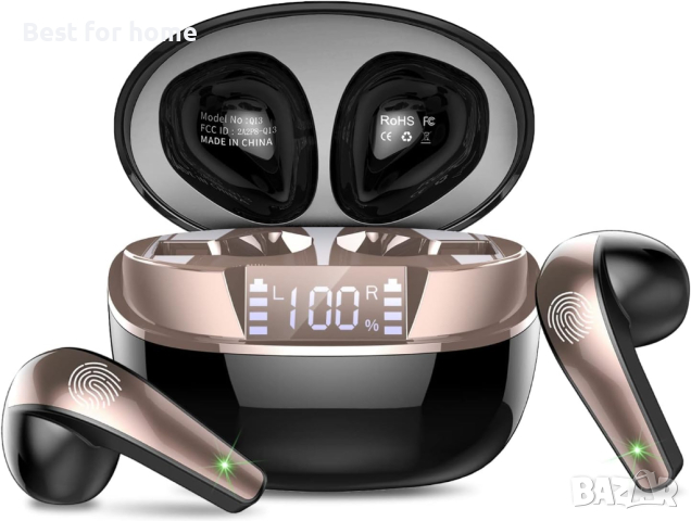 Безжични слушалки DOBOPO, Bluetooth 5.3 слушалки с LED цифров дисплей,40H Premium Sound