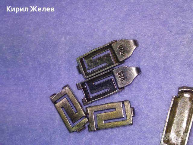 Лот ЕЛЕМЕНТИ / ЧАСТИ от КРАСИВА СРЕБЪРНА ГРИВНА ВЕРСАЧЕ СРЕБРО 925 За РЕСТАВРАЦИЯ 40004, снимка 10 - Гривни - 42615135
