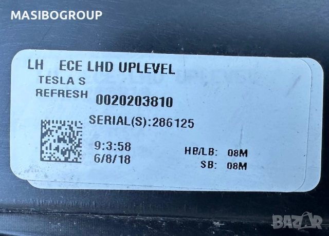 Фарове Full Led фар за Тесла Tesla S фейс, снимка 14 - Части - 42814259