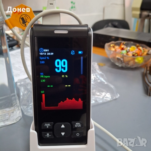 Пулсов оксиметър, ръчен пулсов оксиметър с непрекъснато мониториране, снимка 6 - Други - 52038770