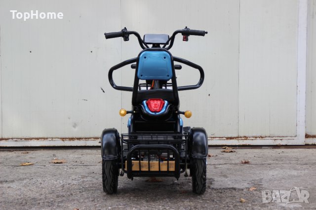  Двуместна Електрическа Триколка PUDDING 1800W МОДЕЛ 2025, снимка 4 - Мотоциклети и мототехника - 42119609