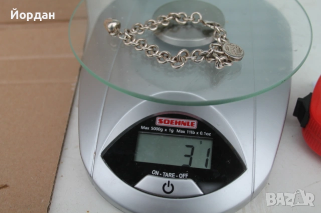 Дамска сребърна гривна ''Tifany & Co.'', снимка 11 - Гривни - 53828963