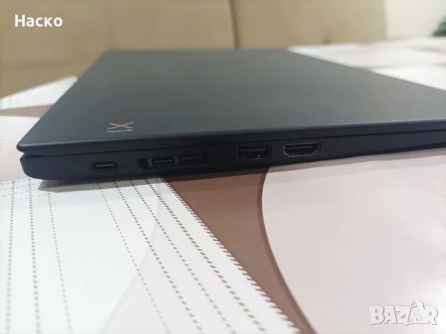 Лаптоп Lenovo Thinkpad X1 carbon 6th 20KH,I7-8550U, 16Gb ram,512 ssd, windows 11 pro, снимка 3 - Лаптопи за работа - 55839184
