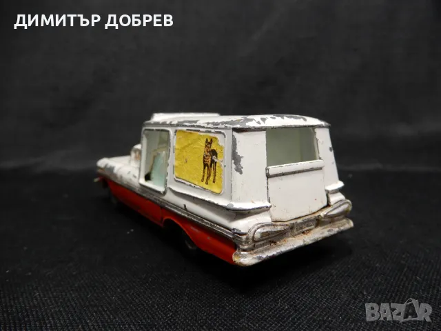 СТАРА РЕТРО МЕТАЛНА КОЛИЧКА CHEVROLET IMPALA CORGI TOYS GT. BRITAIN, снимка 3 - Колекции - 50208806