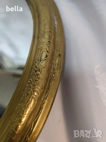 Антикварно настолно огледало с оглеждаща се жена, снимка 8 - Антикварни и старинни предмети - 53836175