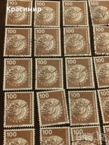 ГФР 1975 г. 50 бр., снимка 6 - Филателия - 52354729