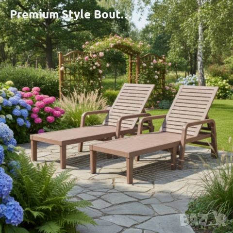 Градински шезлонг - комфорт, издръжливост и стил, снимка 3 - Други стоки за дома - 53838514