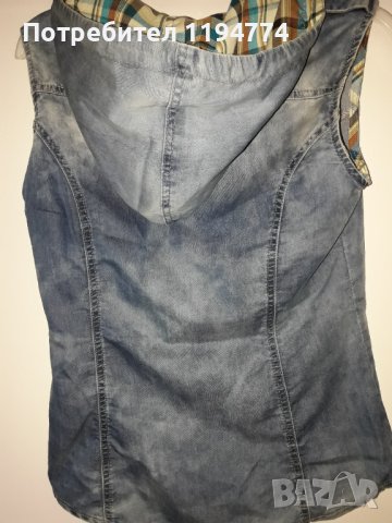 Дънкова риза , снимка 3 - Ризи - 40938879