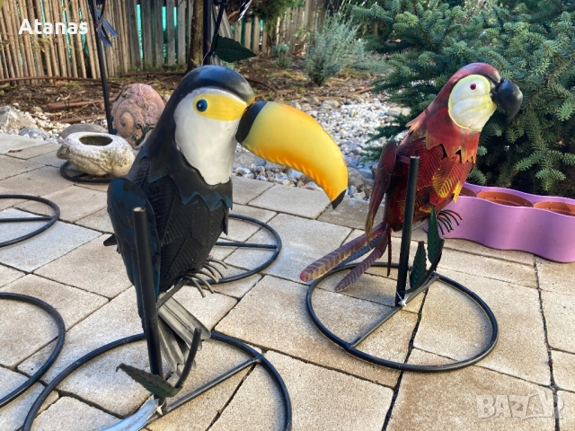 Метални птици за градинска украса, снимка 6 - Градински мебели, декорация  - 52024598