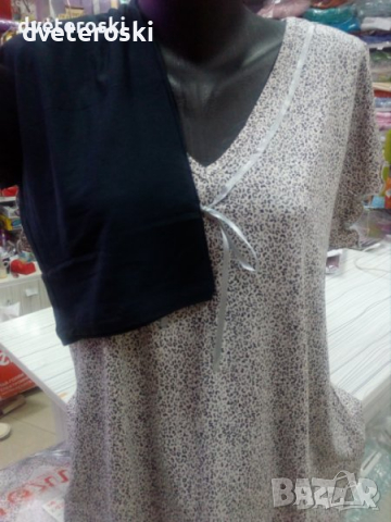 Дамска пижама с къс ръкав размер 3ХЛ , снимка 16 - Пижами - 25568714