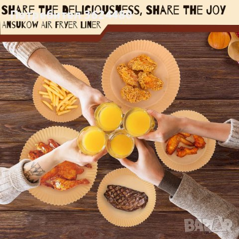 Хартиени подложки за AIR FRYER, снимка 2 - Други стоки за дома - 41954793