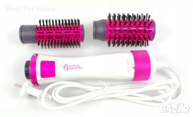 Въртяща се четка за стилизиране и оформяне на коса Shopping Queen, снимка 5 - Друго оборудване - 35969986
