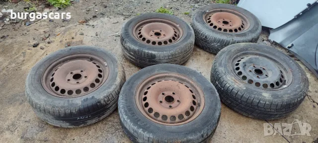 Железни джанти с гуми 15 Vw Passat 5 - 30лв, снимка 3 - Части - 49738004