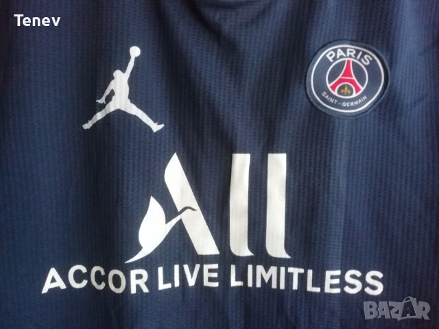 PSG Paris Saint-Germain Lionel Messi Jordan тениска фланелка ПСЖ Меси размер L екип , снимка 3 - Тениски - 41768004