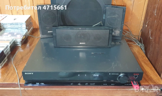 Sony 5.1 домашно кино комплект ресивър с колони, снимка 3 - Ресийвъри, усилватели, смесителни пултове - 53181371