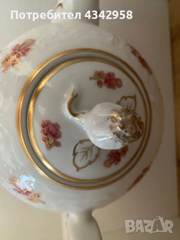 Винтидж чайник с подгряваща поставка Schumann Bavaria.(1960-1970г.), снимка 7 - Антикварни и старинни предмети - 53865556