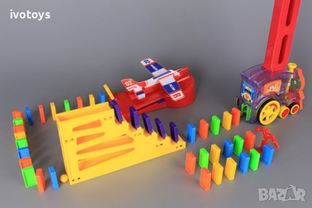 Детско самоподреждащо се домино със самолети за изтрелване - Код 5108, снимка 4 - Игри и пъзели - 39089762