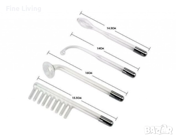 Козметичен уред за лице дарсонвал с антибактериално действие / Брой приставки – 4 различни в комплек, снимка 2 - Други - 52176212