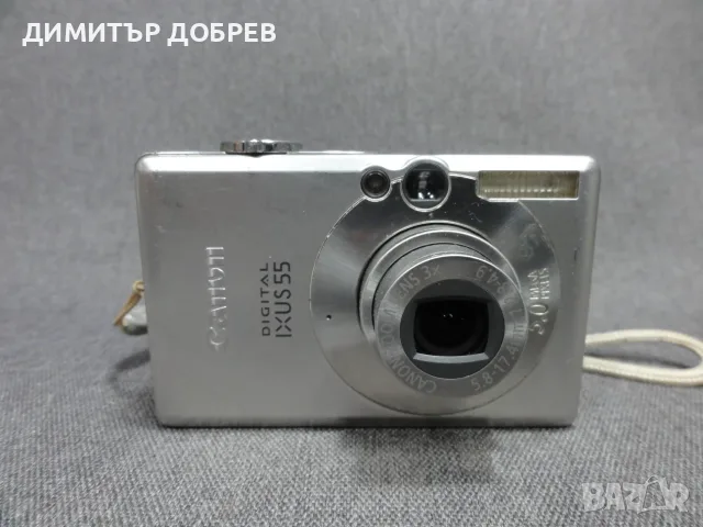ЦИФРОВ ФОТОАПАРАТ CANON DIGITAL IXUS 55 5.0MP CCD DIGITAL CAMERA Y2K DIGICAM