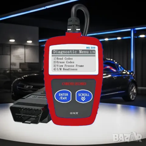 MS309 OBD2 автомобилен диагностичен кодочетец, снимка 3 - Аксесоари и консумативи - 45161456