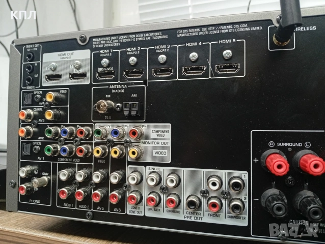 7.2 канален ресивър YAMAHA RX-V 779 Bluetooth 4K Wi-fi , снимка 12 - Ресийвъри, усилватели, смесителни пултове - 53676209