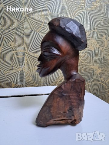 Африкански дърворезби от абаносова тежка дървесина, снимка 2 - Статуетки - 40112415