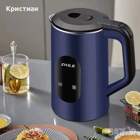 Електрическа Водна Кана SHILE • Автоматично Изключване • LED Индикатор • 1500W • Бързо Загряване, снимка 5 - Други - 52429924