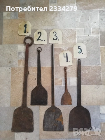 Огрибки,лопатки стара ръчна изработка от различни майстори-ковачи., снимка 3 - Антикварни и старинни предмети - 40220639