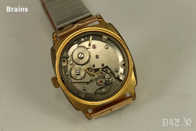 1960's CCMP Швейцарски Позлатен Часовник, снимка 6 - Мъжки - 51773274