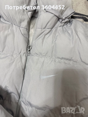 Сиво дебело яке NIKE, снимка 2 - Якета - 52697709