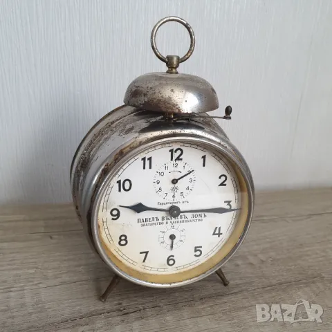 Стар Часовник Будилник Junghans 1938 година, снимка 4 - Антикварни и старинни предмети - 49573722