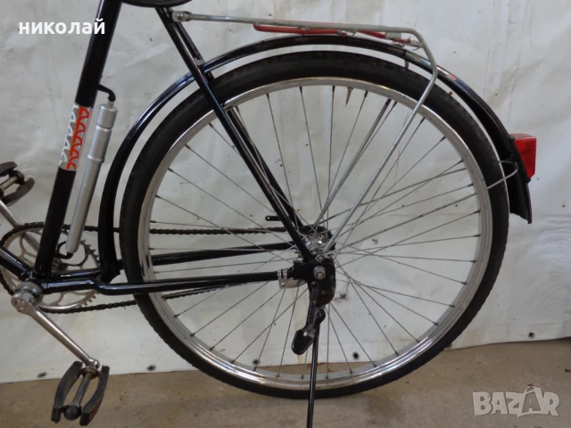 Ретро велосипед марка Балкан 28 " произведен през 1978 година в Н. Р. България  гр. Ловеч ВМЗ, снимка 14 - Велосипеди - 50645531