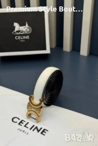 колан от естествена кожа в кутия celine , снимка 4 - Колани - 53638857