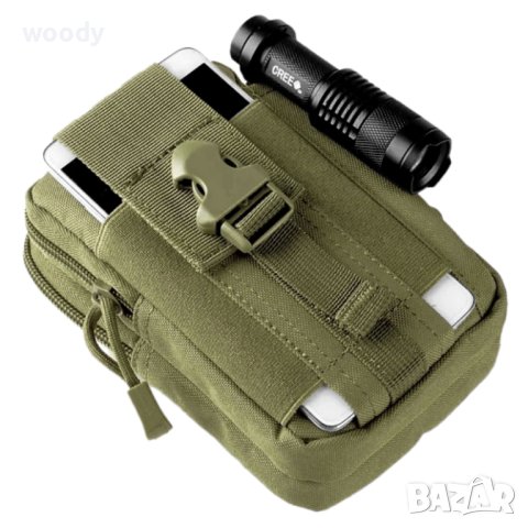 Тактическа чанта за колан DESERT, Военно зелен , снимка 2 - Екипировка - 41515941