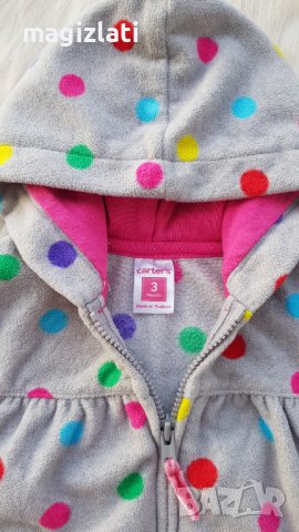 Бебешки суичър Carter's  3 месеца , снимка 2 - Жилетки и елечета за бебе - 42279188